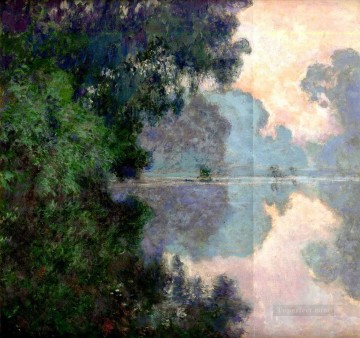 ジヴェルニー近郊のセーヌ川の朝 クロード・モネ Oil Paintings